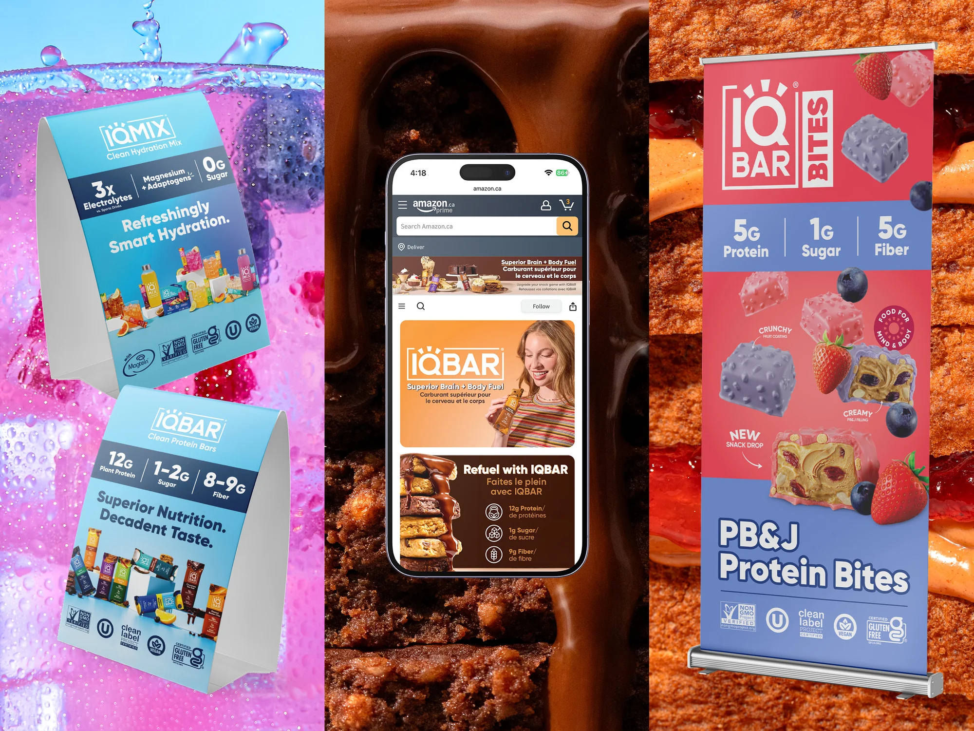 Multi-Channel Campaign Suite for Clean Protein Bar Brand