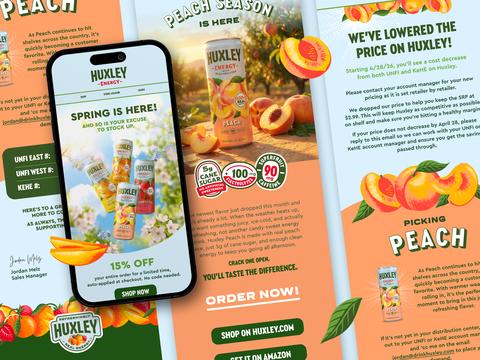 Email Campaign Suite for Energy Drink Brand