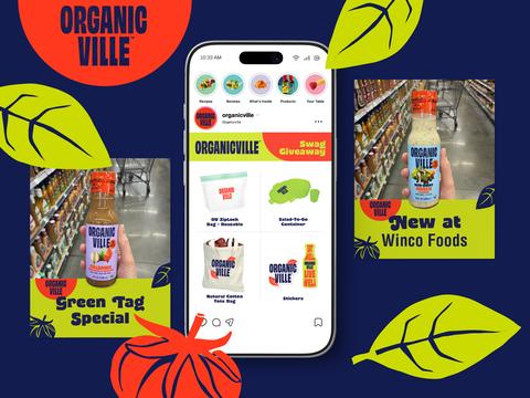 Retail Social Content Suite for Organic Salad Dressing Brand