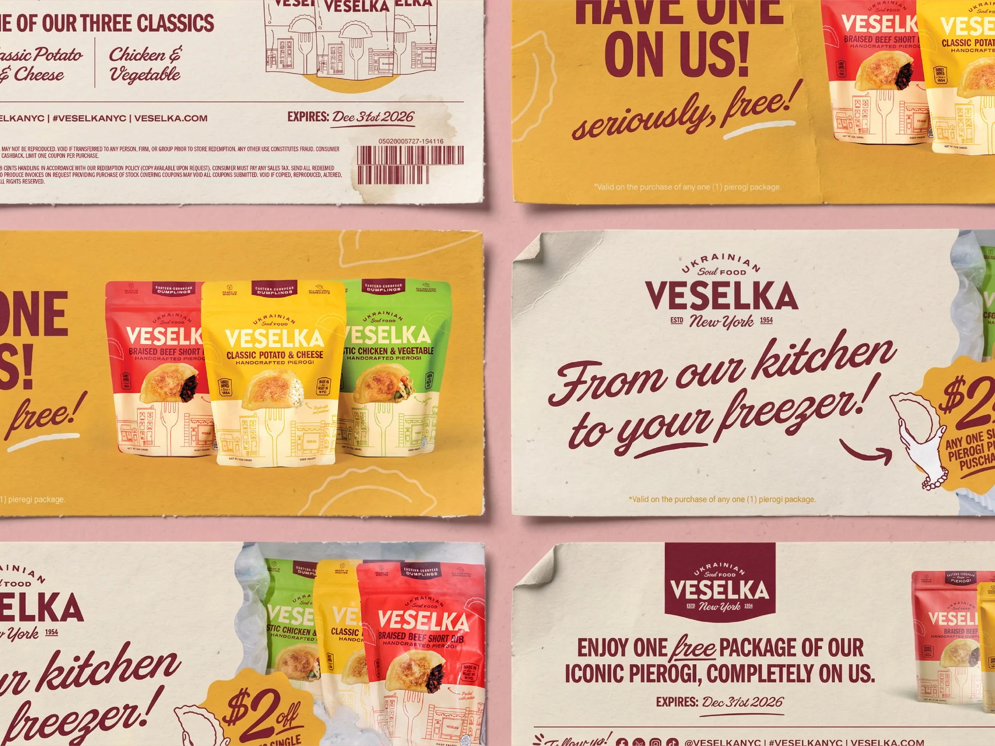 Free Pierogi Coupon for Ukrainian Restaurant Brand