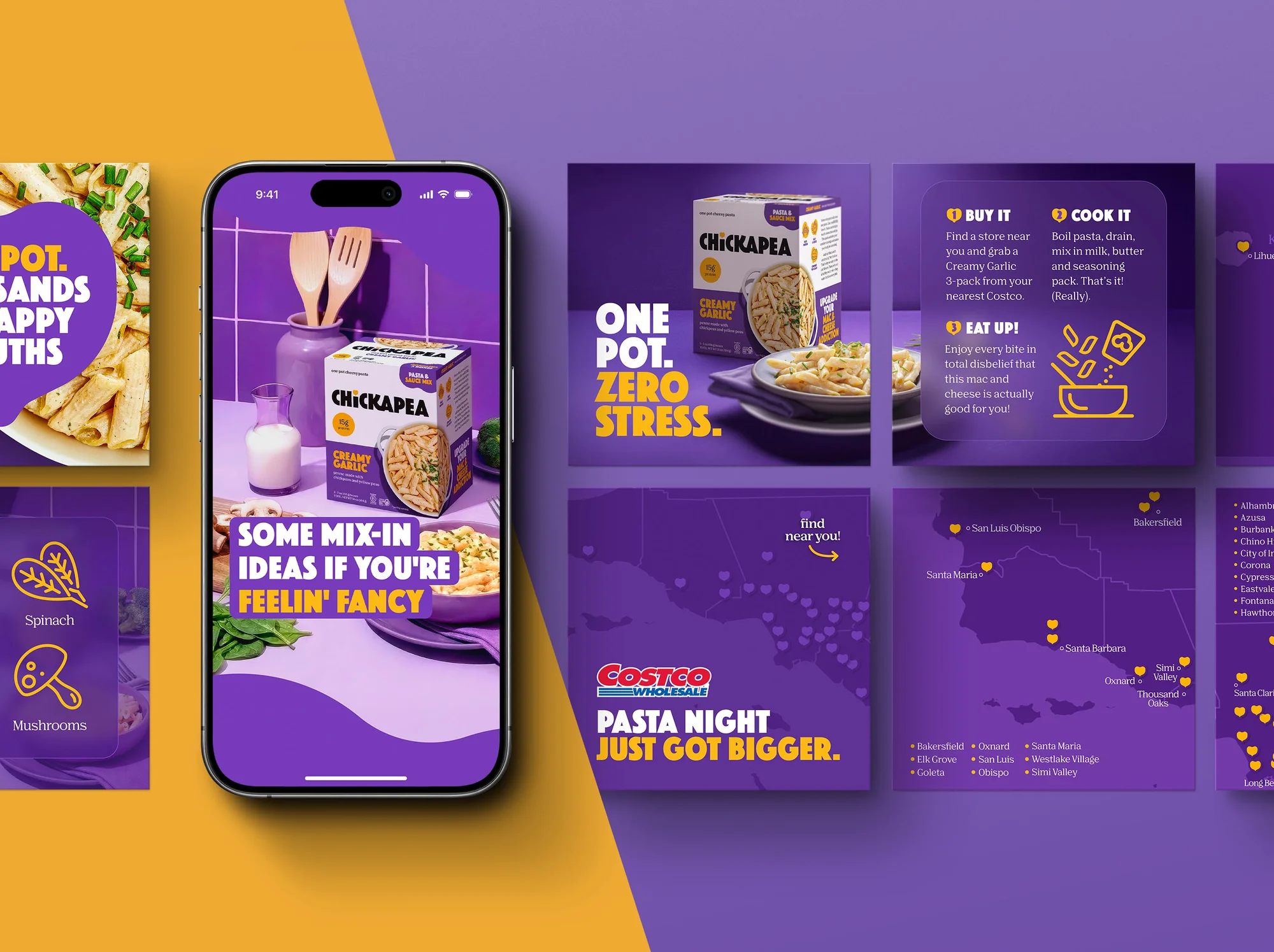 Costco LA Social Campaign for Pasta Brand