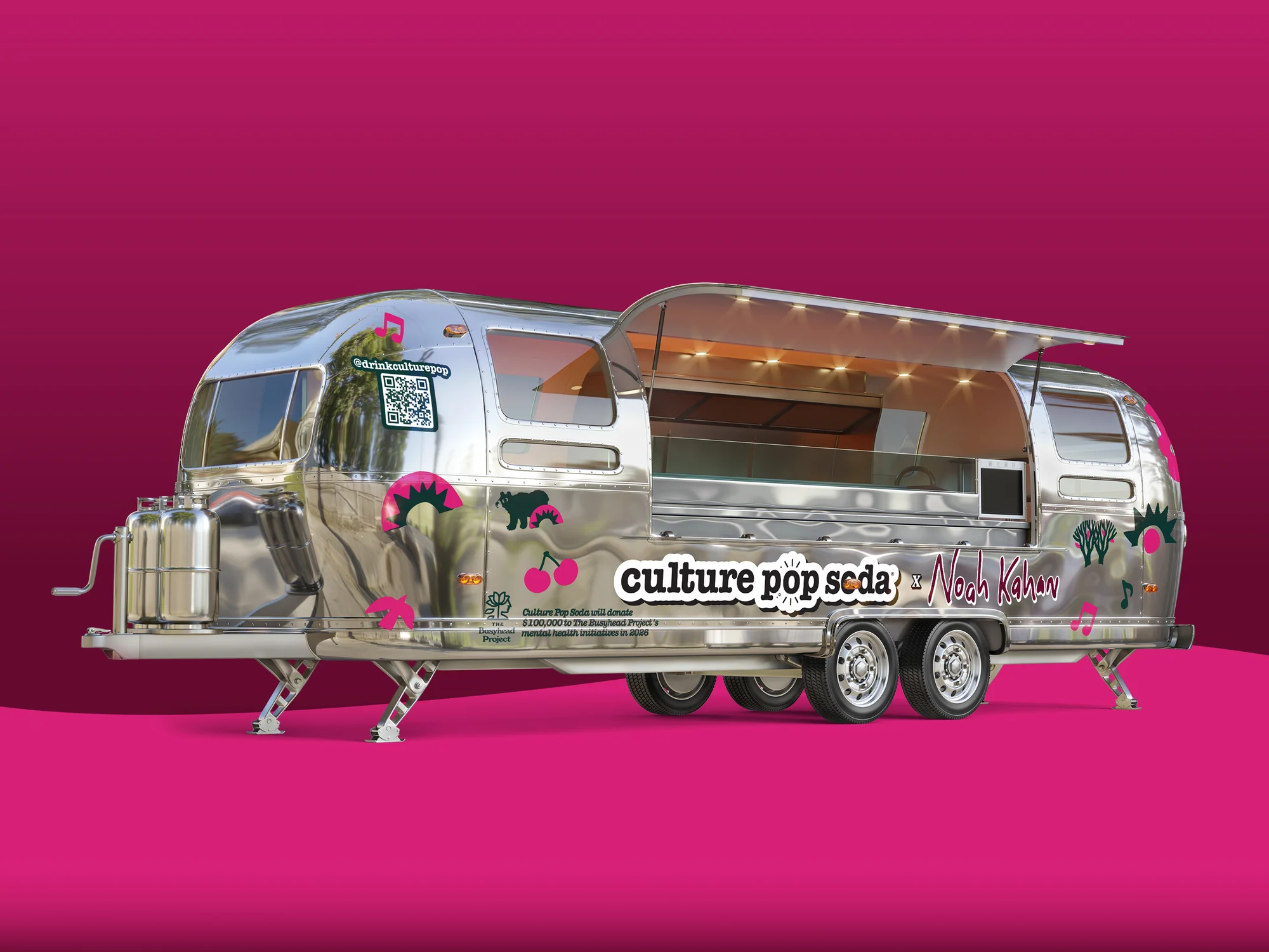 Airstream Wrap for Probiotic Soda Brand