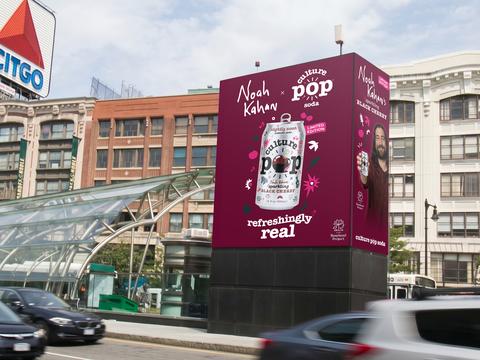 Boston Billboard for Probiotic Soda Brand