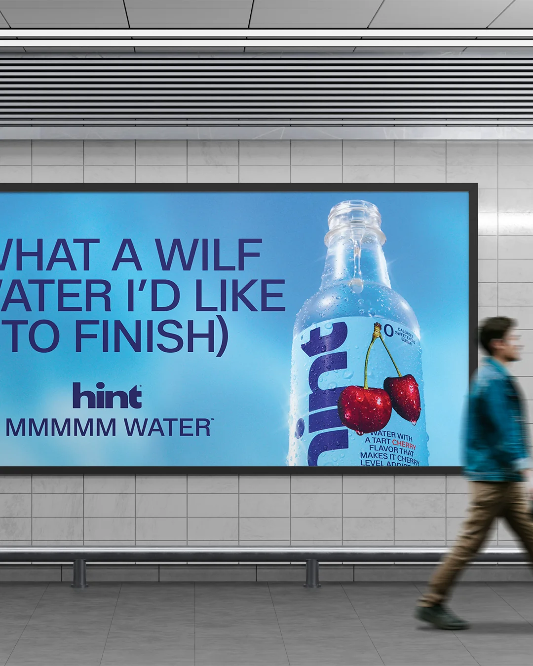 Subway OOH Campaign for Flavored Water Brand