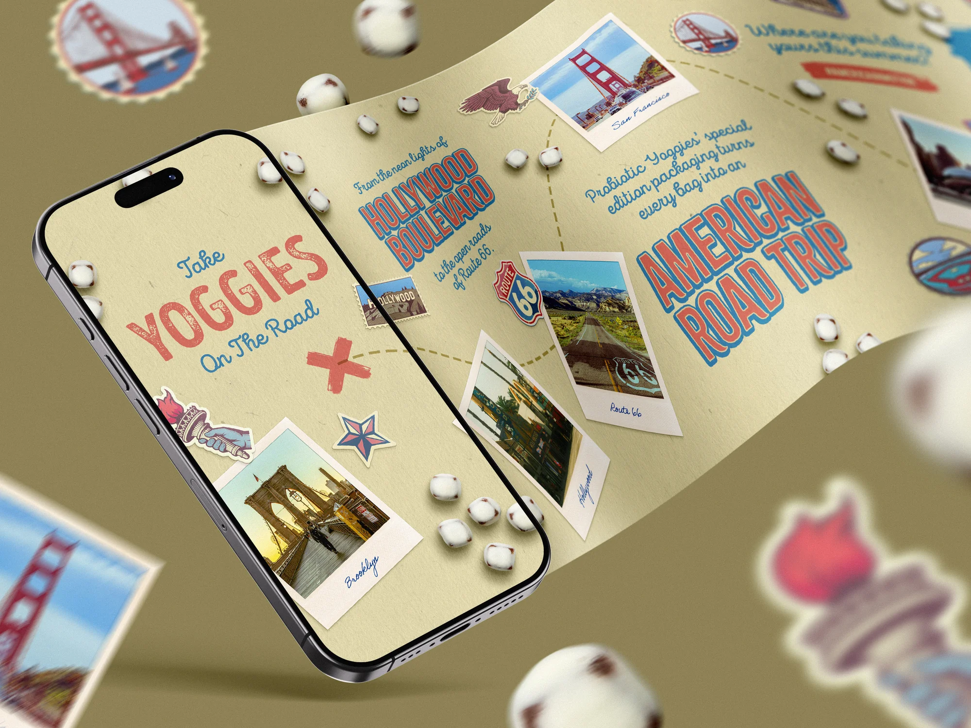 Americana Social Campaign for Probiotic Yogurt Snack Brand