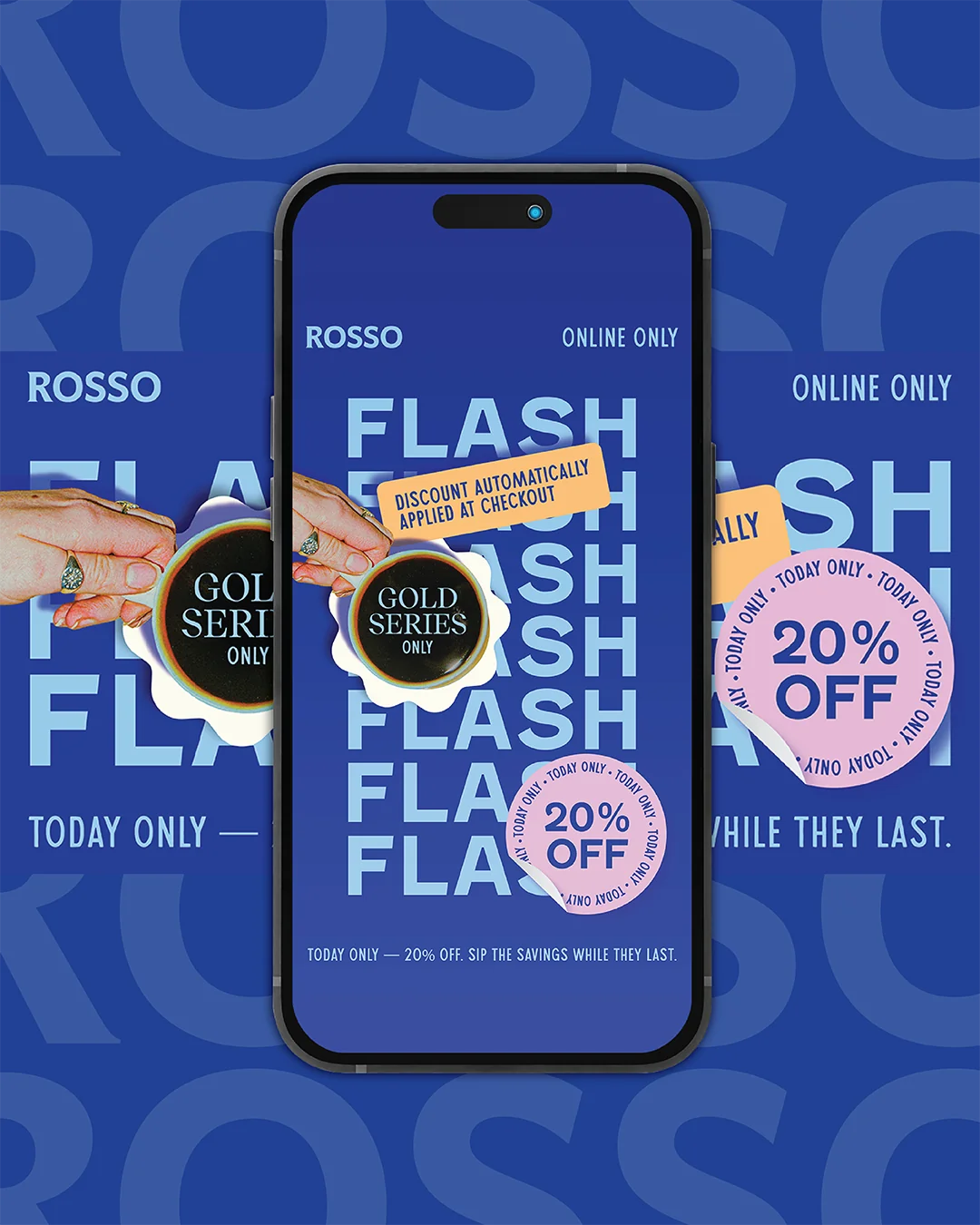 Flash Sale Instagram Post for Coffee Shop Brand