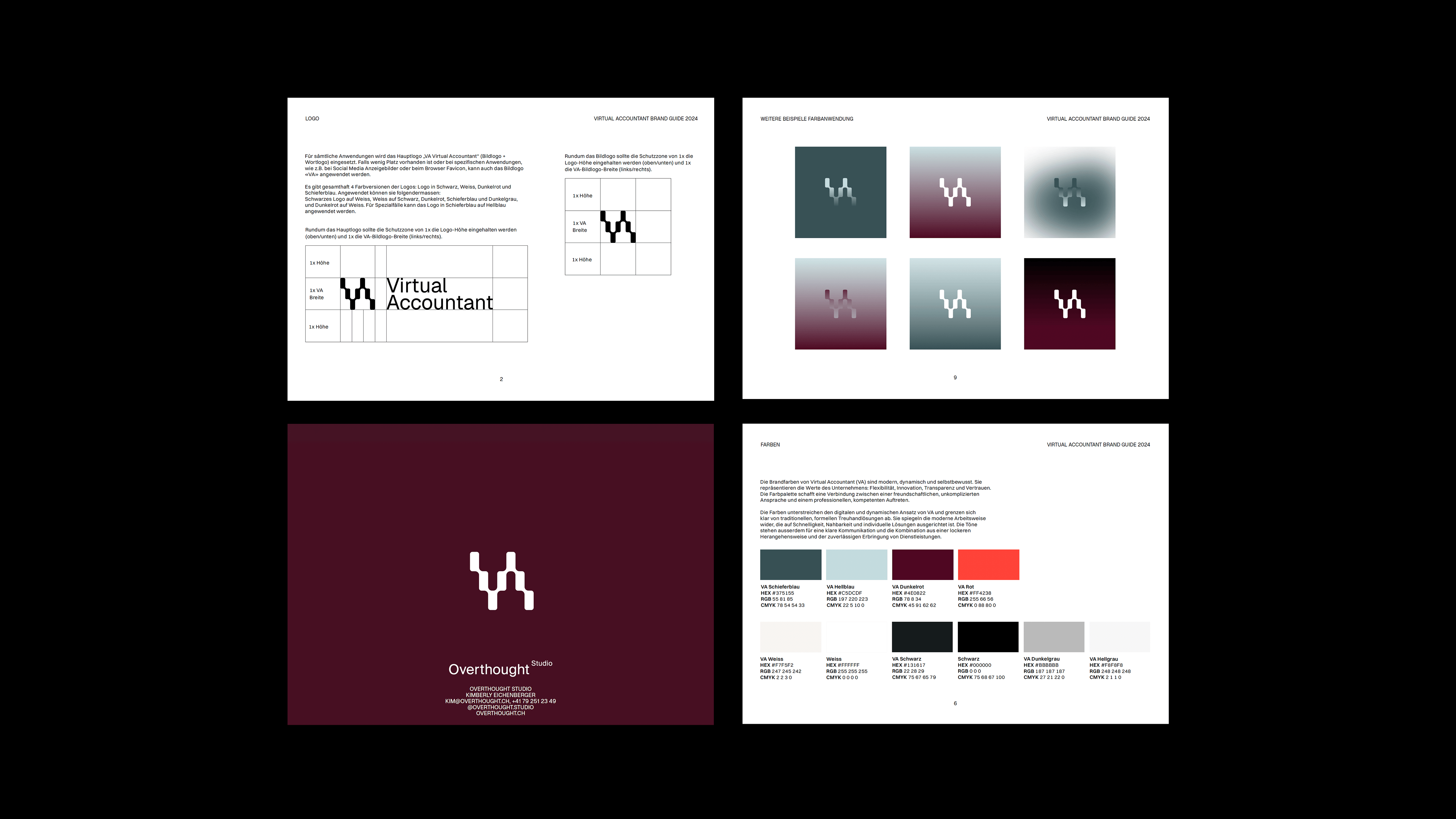 Overthought Studio Kimberly Eichenberger Web Design Development Virtual Accountant Treuhand Fiduciary Zurich Zürich