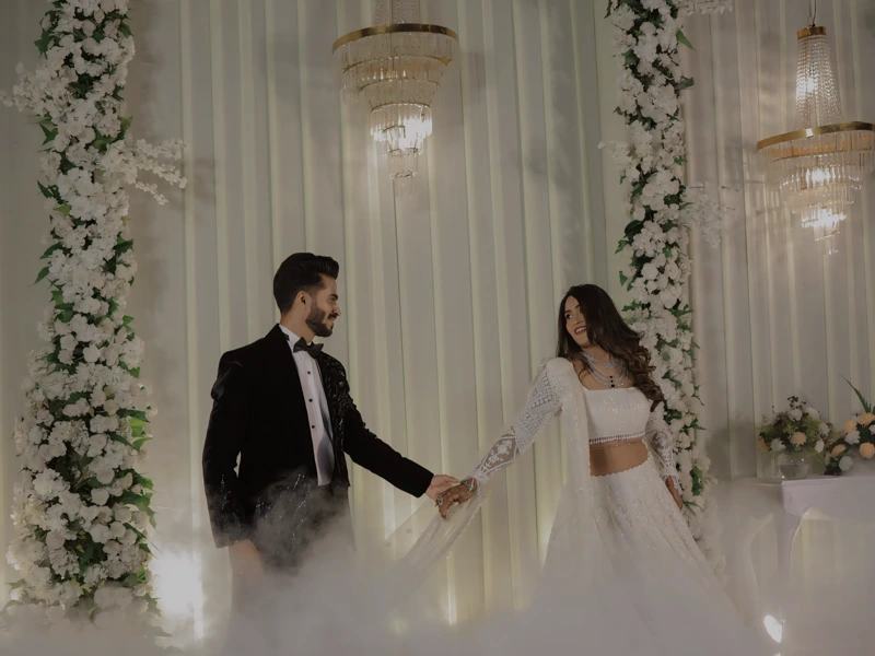 Nainy & Gaurav styled by Vanshika Jain