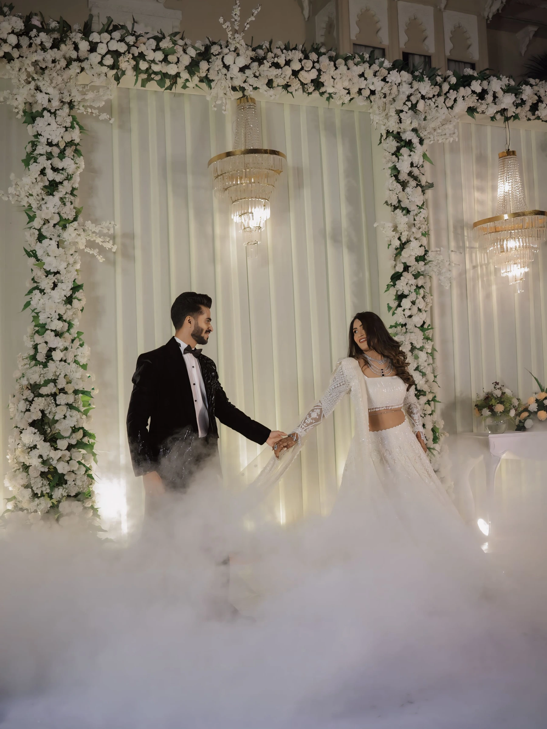 Nainy & Gaurav styled by Vanshika Jain