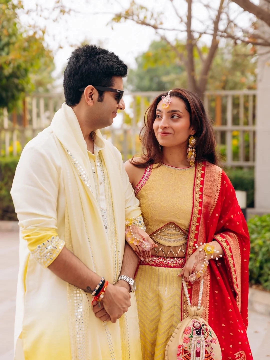 Angira & Shubham styled by Vanshika Jain