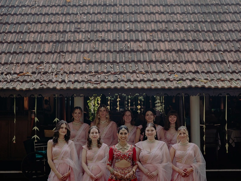 Neela's bridesmaid styled by Vanshika Jain