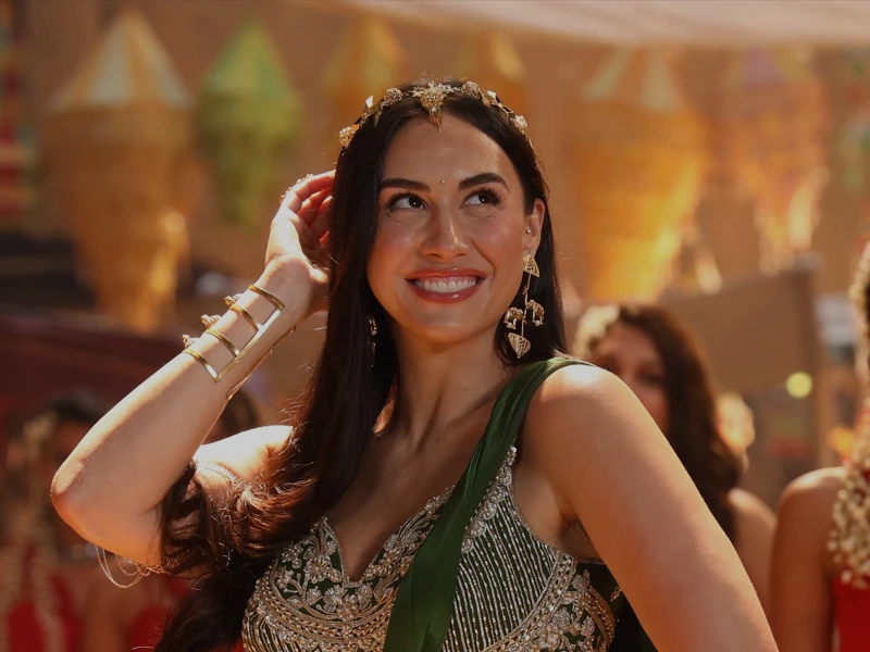 Lauren Gottlieb, Saregama styled by Vanshika Jain