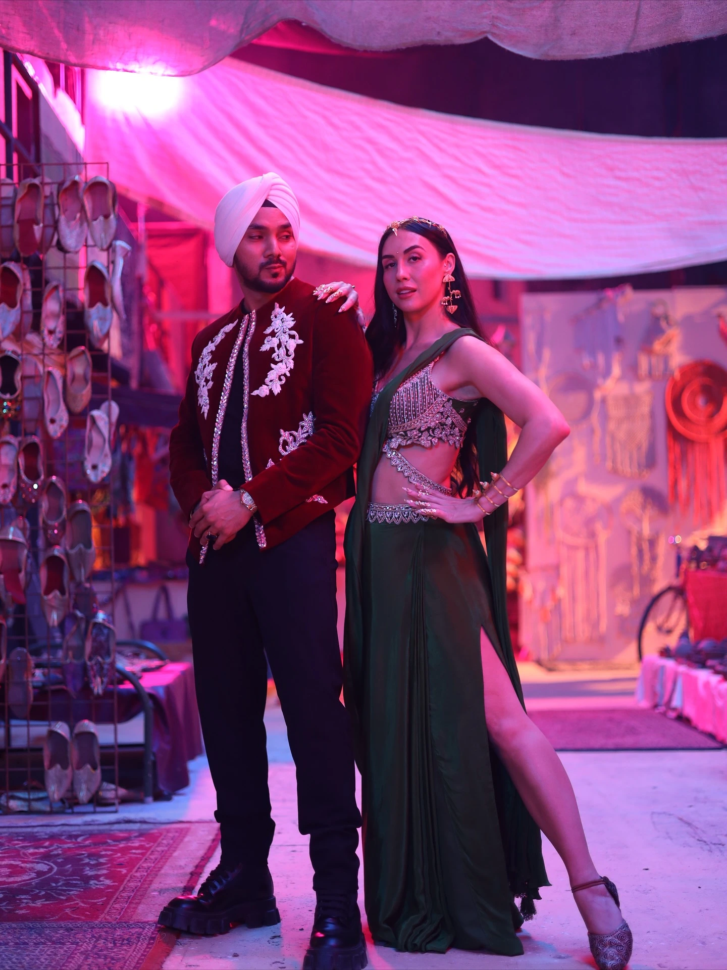 Lauren Gottlieb, Saregama styled by Vanshika Jain