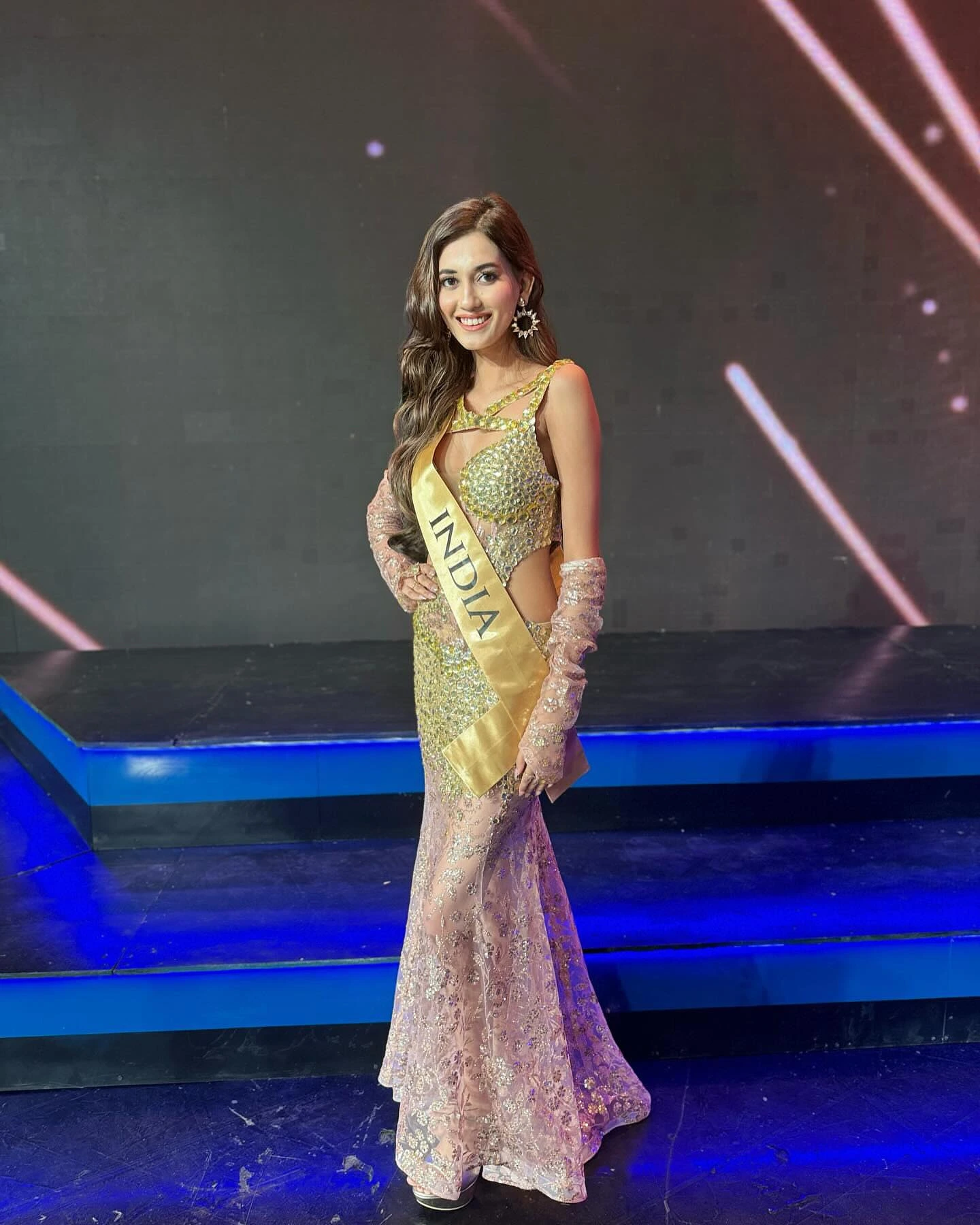 Mansi Chourasiya, Miss Global styled by Vanshika Jain
