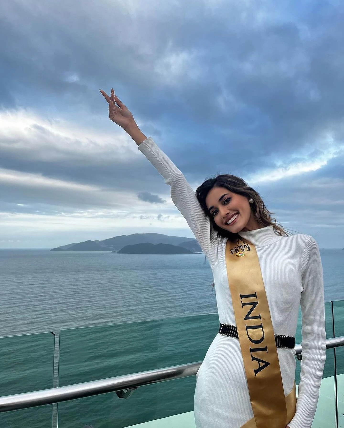 Mansi Chourasiya, Miss Global styled by Vanshika Jain