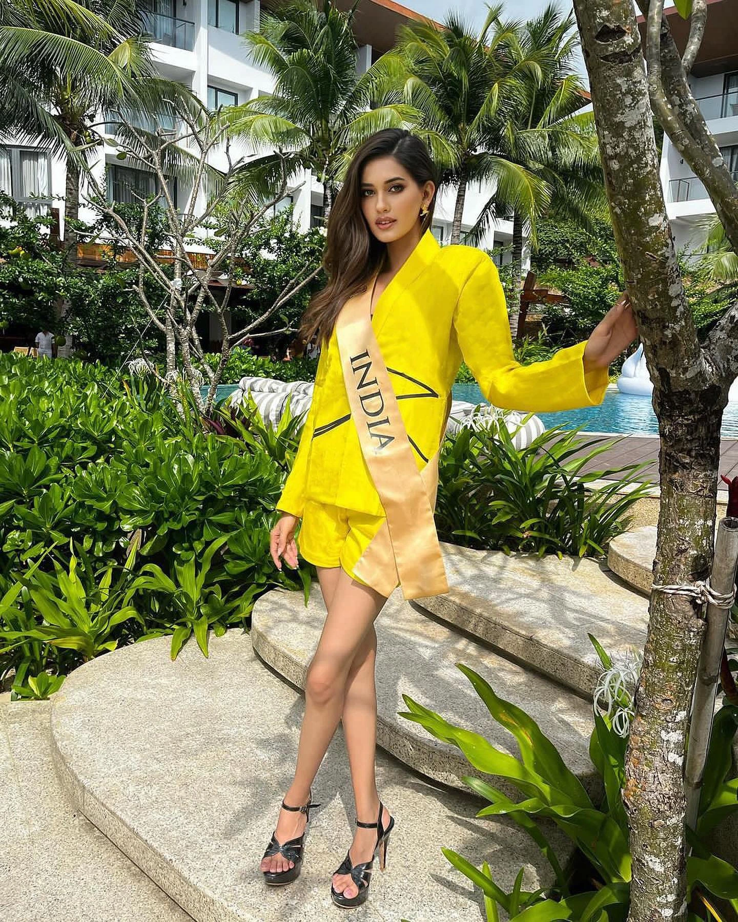 Mansi Chourasiya, Miss Global styled by Vanshika Jain