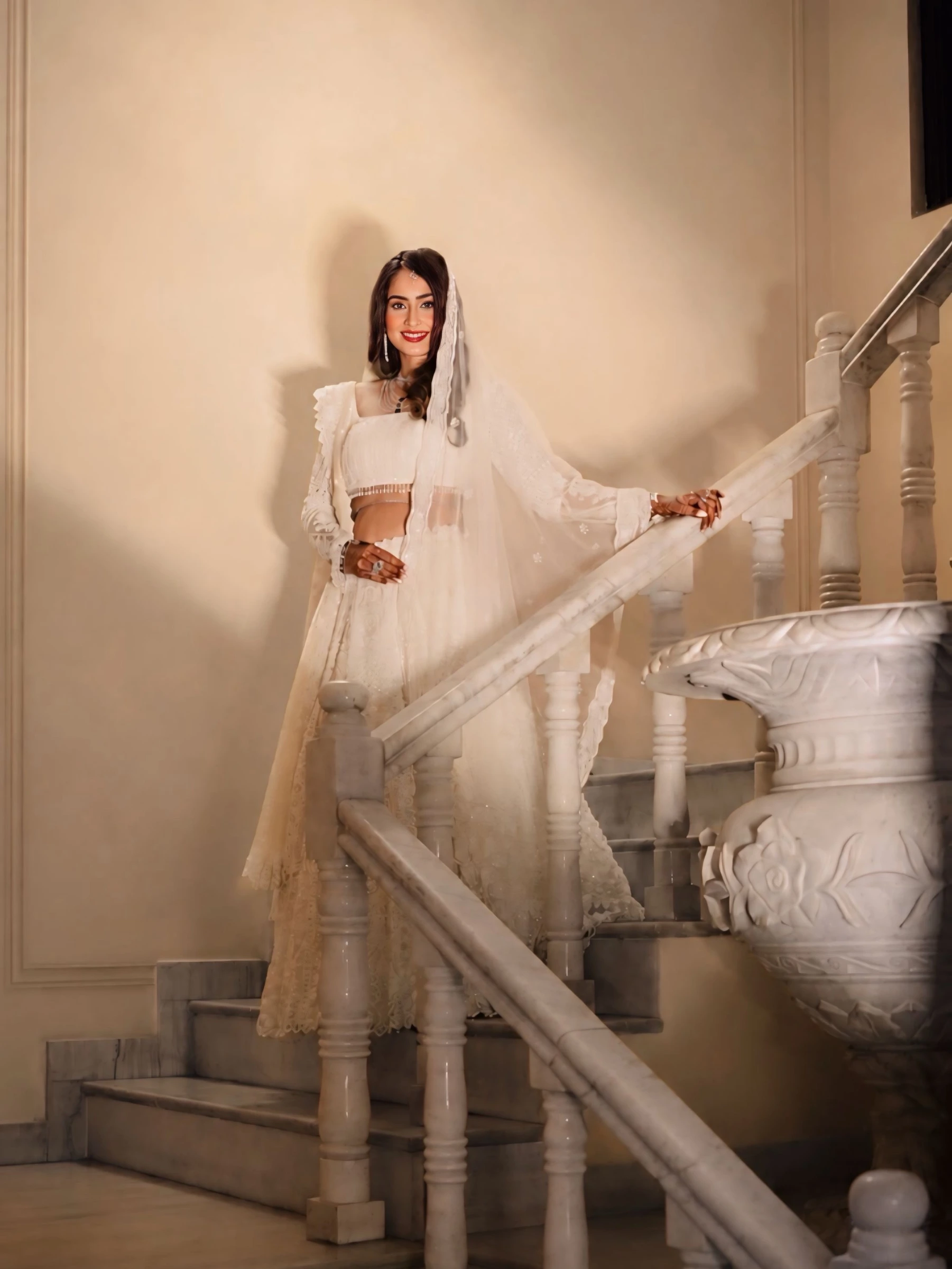 Nainy staircase styling by Vanshika Jain