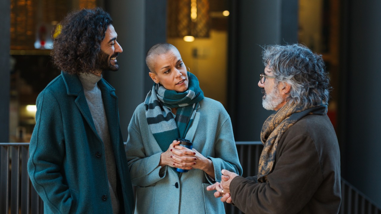 People talking