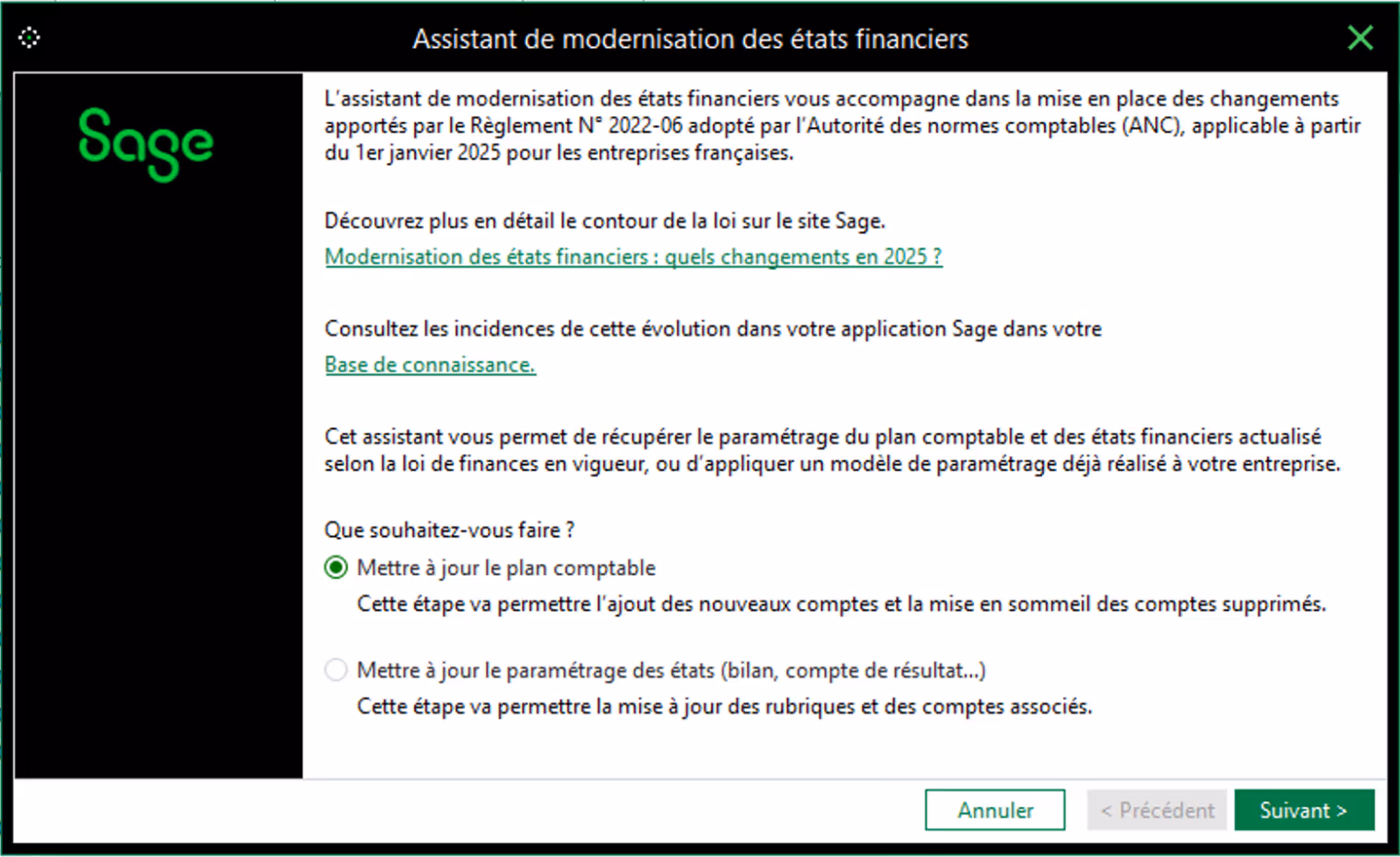 Image Modernisation des états financiers : règlement ANC 2025