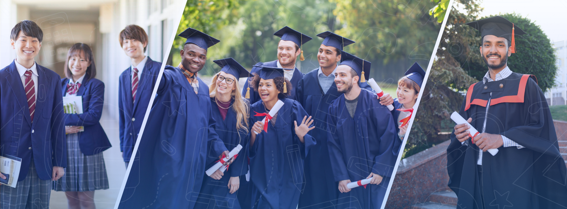 Students in the cafeteria