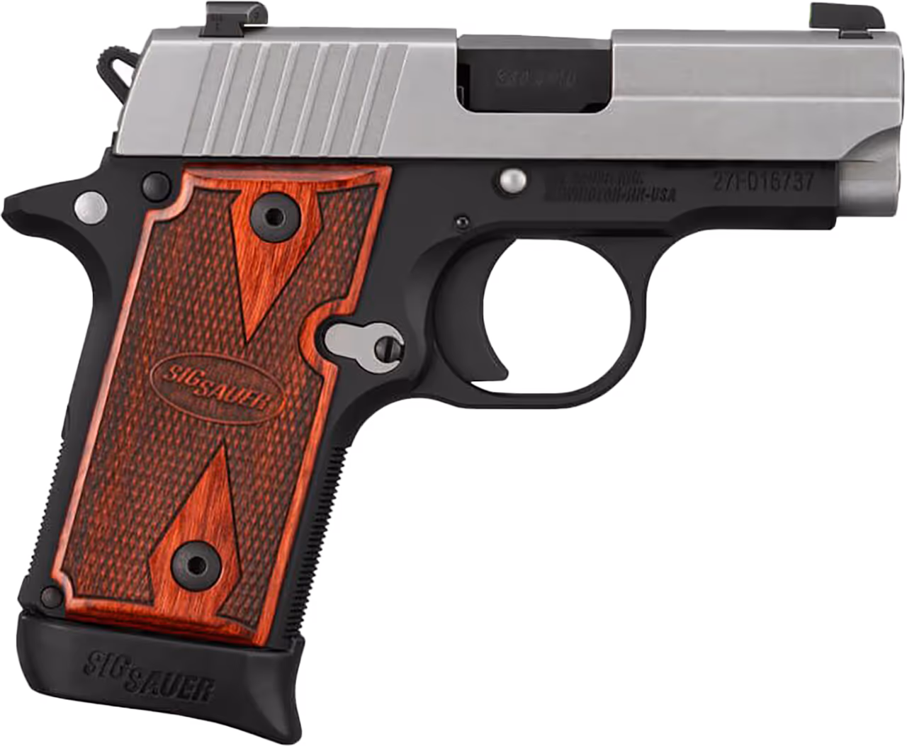 Get a SafeGunLock for the Sig Sauer P238, a compact .380 ACP semi-automatic pistol inspired by the classic 1911 design.