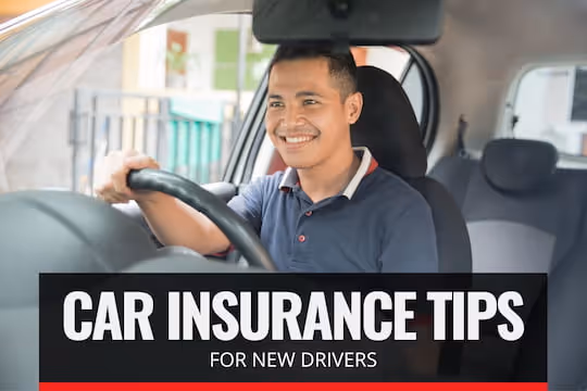 Car Insurance Tips for New Drivers - New Driver behind the wheels