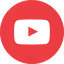 Red YouTube play button icon.