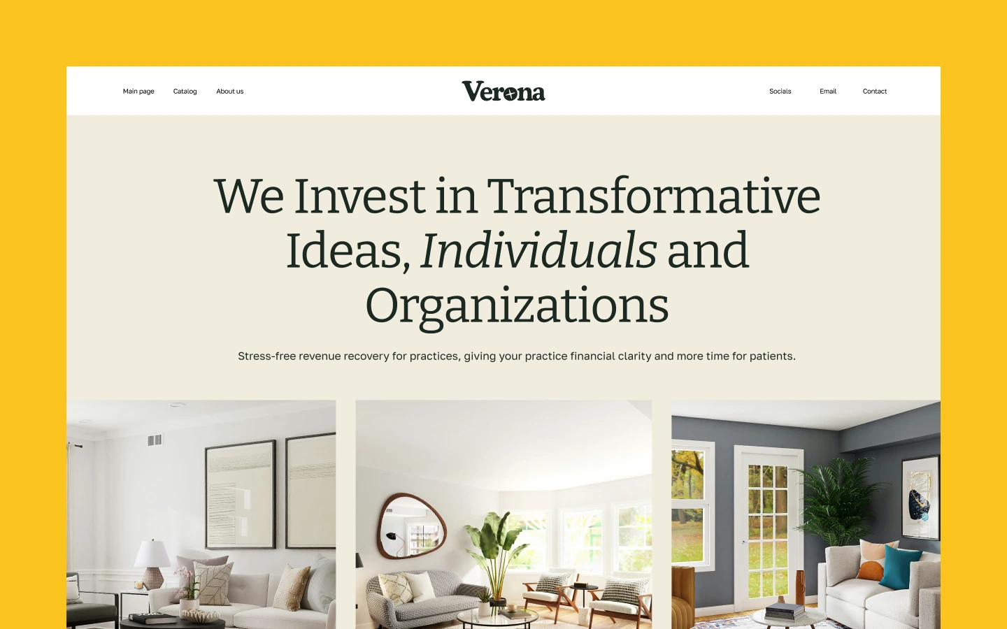 Verolio - Responsive Webflow Template - Design Category
