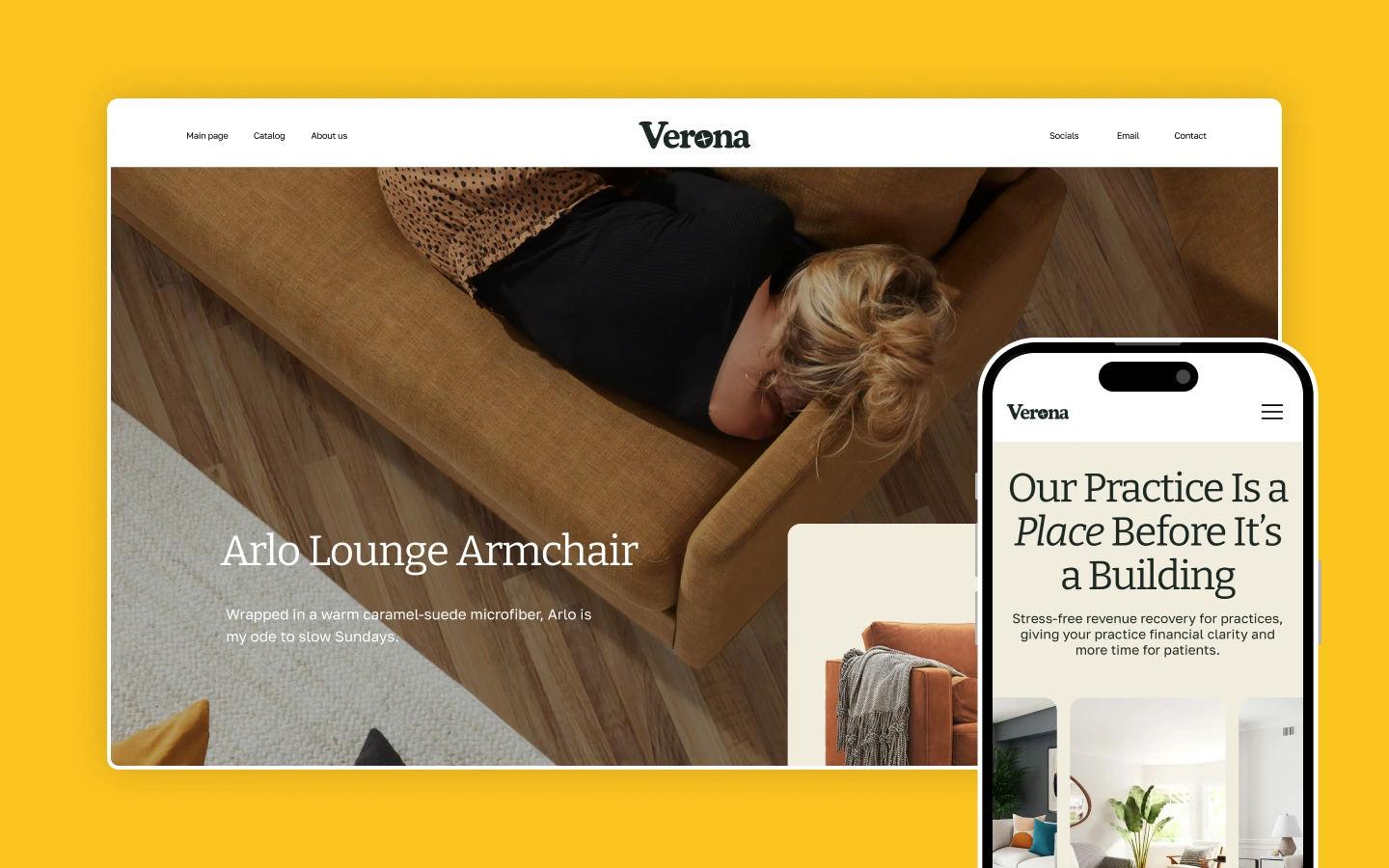 Verolio - Creative Design Website Templates. Made by Wedoflow.com