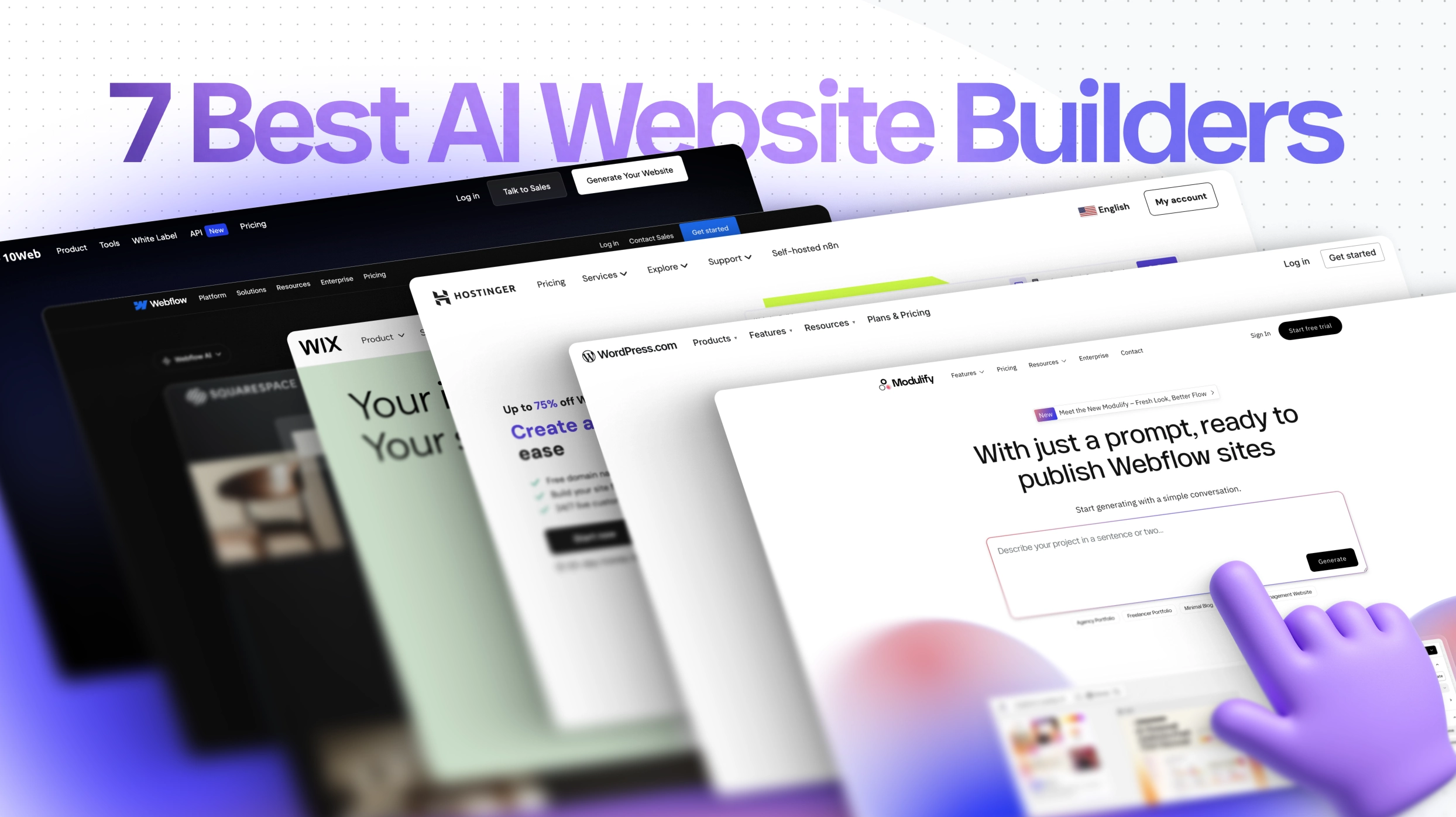 7 Best AI Website Builders for Designers & Creators in 2025