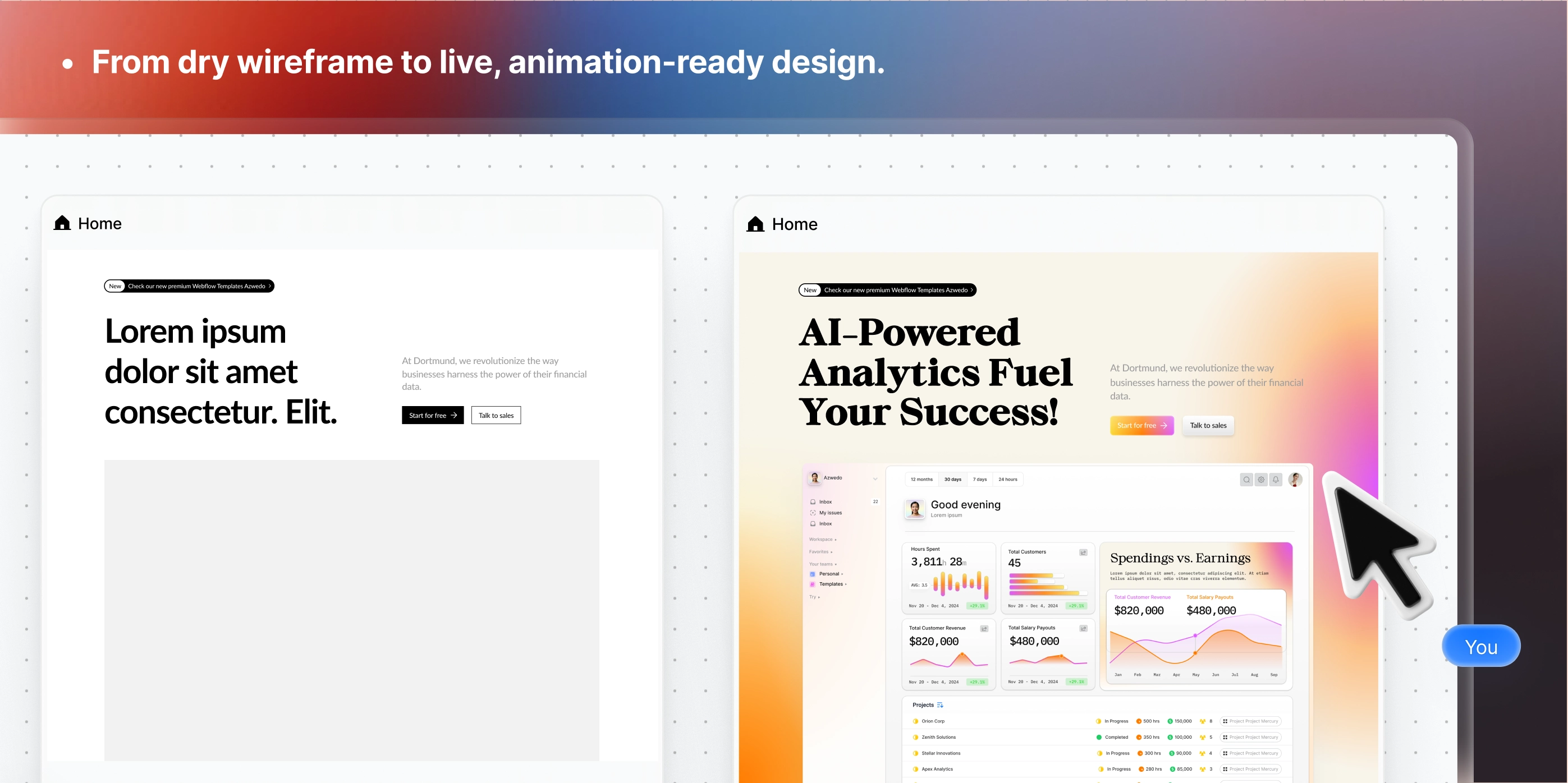 website wireframe generator and ai website builder – Modulify