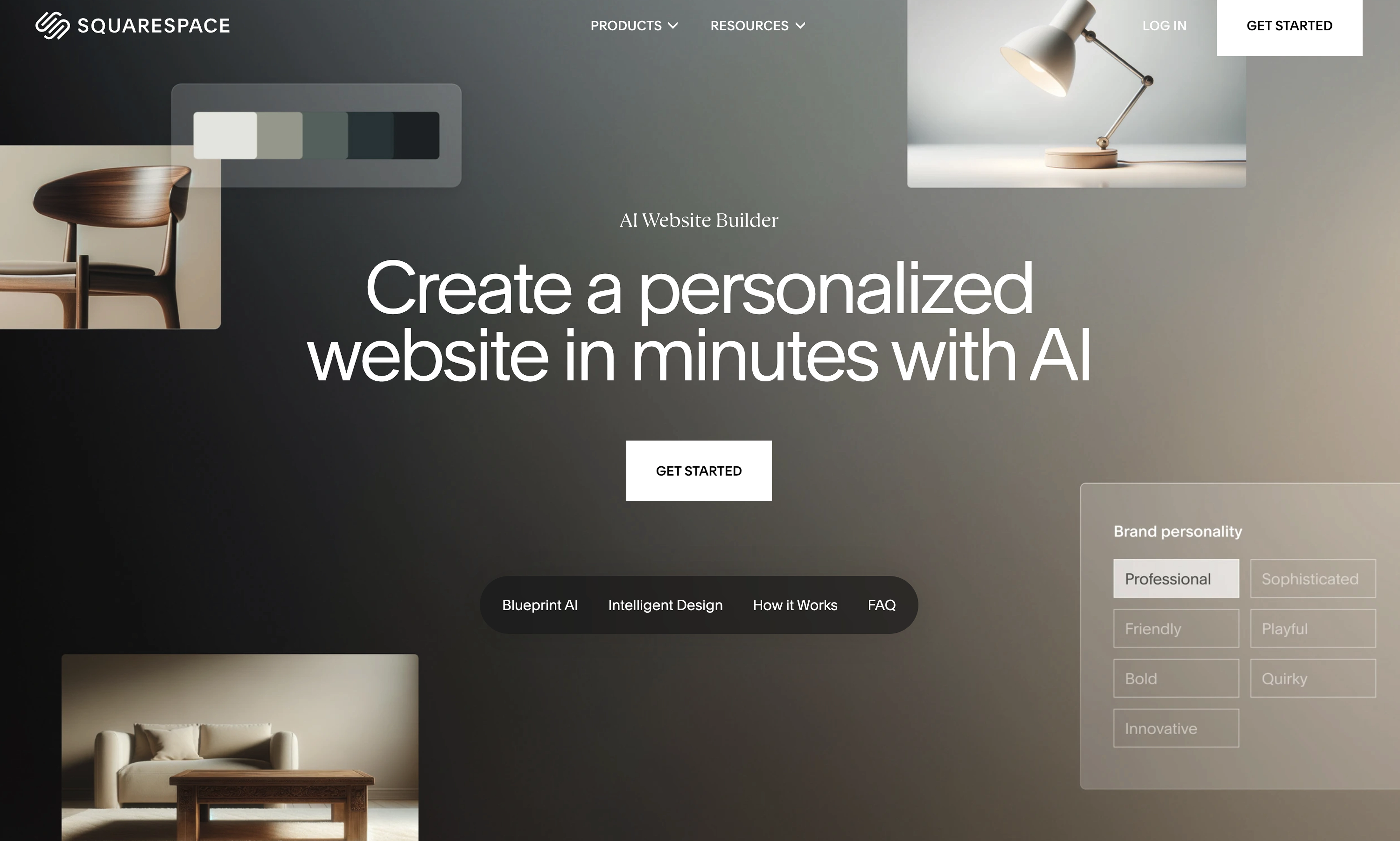Modulify AI website builder vs Squarespace
