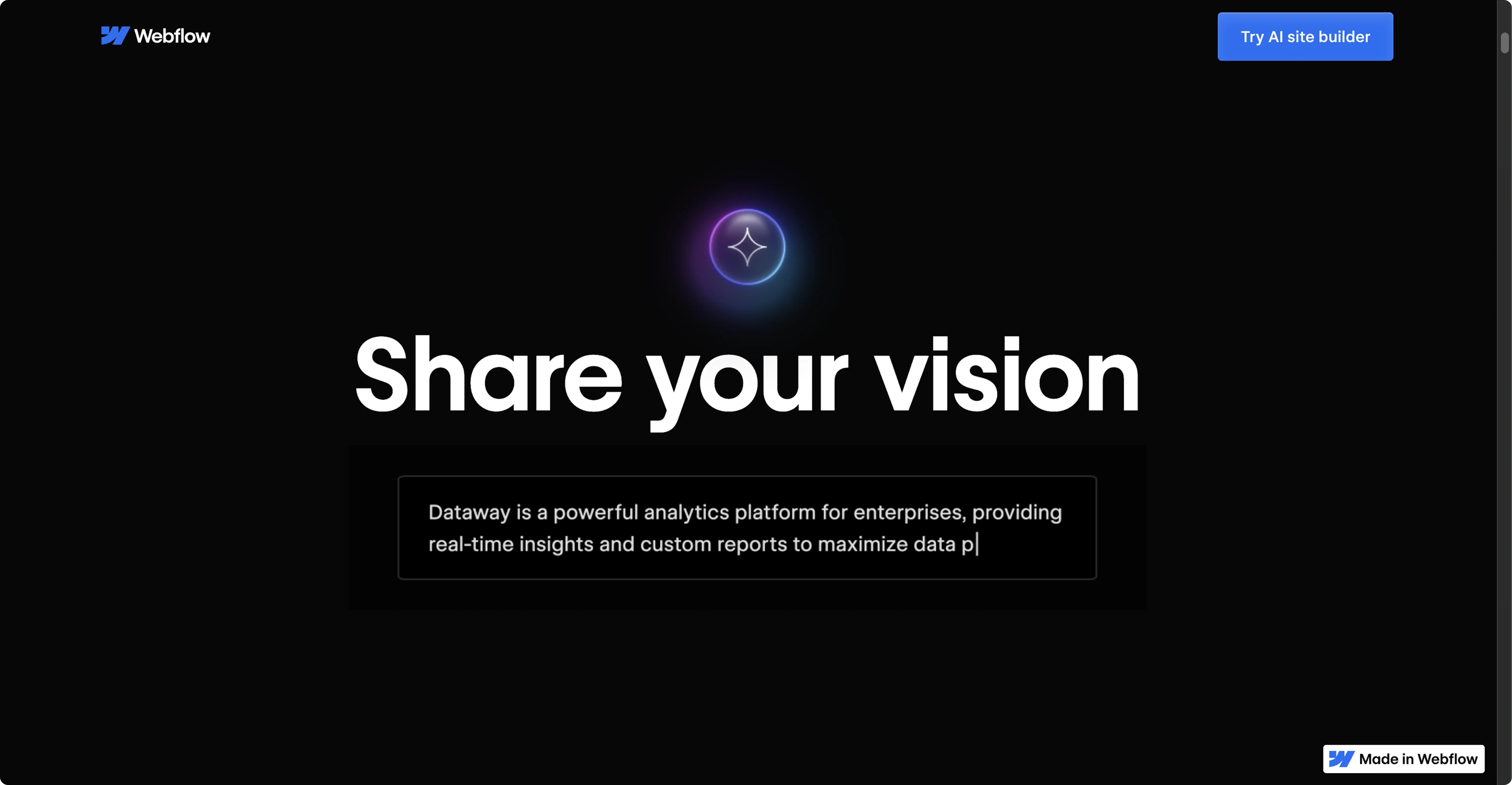 Modulify AI website builder vs Webflow AI site builder
