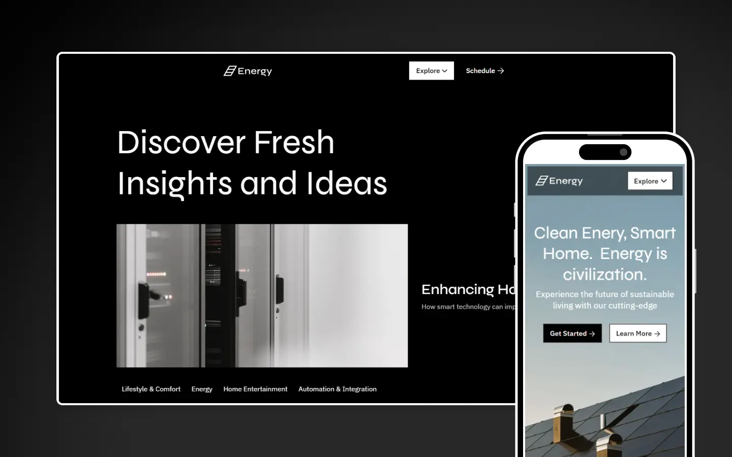 Solar - Creative Affaires Website Templates. Made by Wedoflow.com