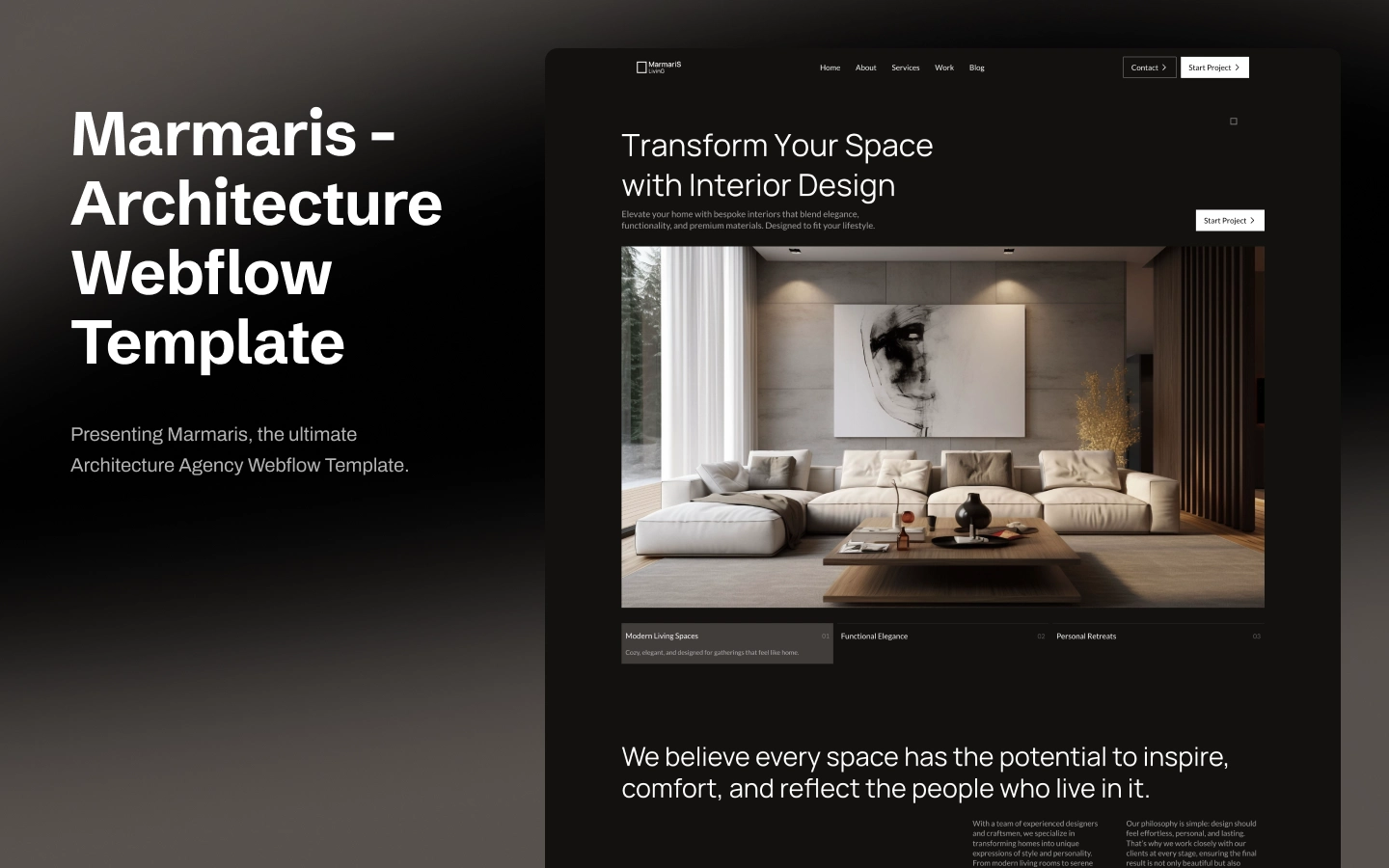 Marmaris - Premium Webflow Template - Affaires Website Template