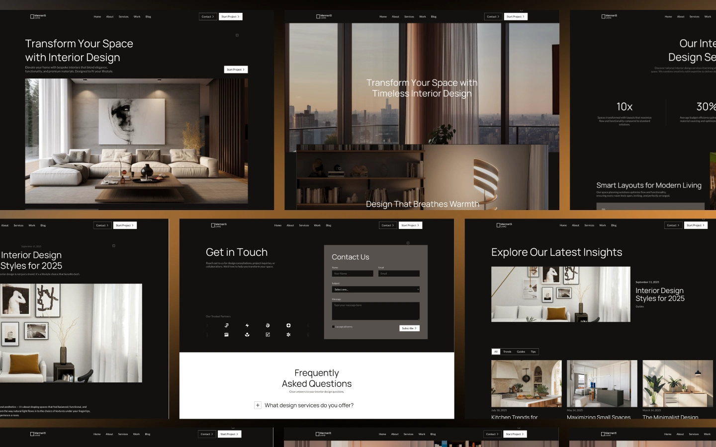 Marmaris - Architecture Website Template made in Webflow, crafted with love by www.wedoflow.com
