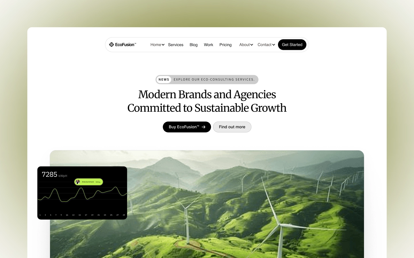 EcoFusion - Responsive Webflow Template - Affaires Category