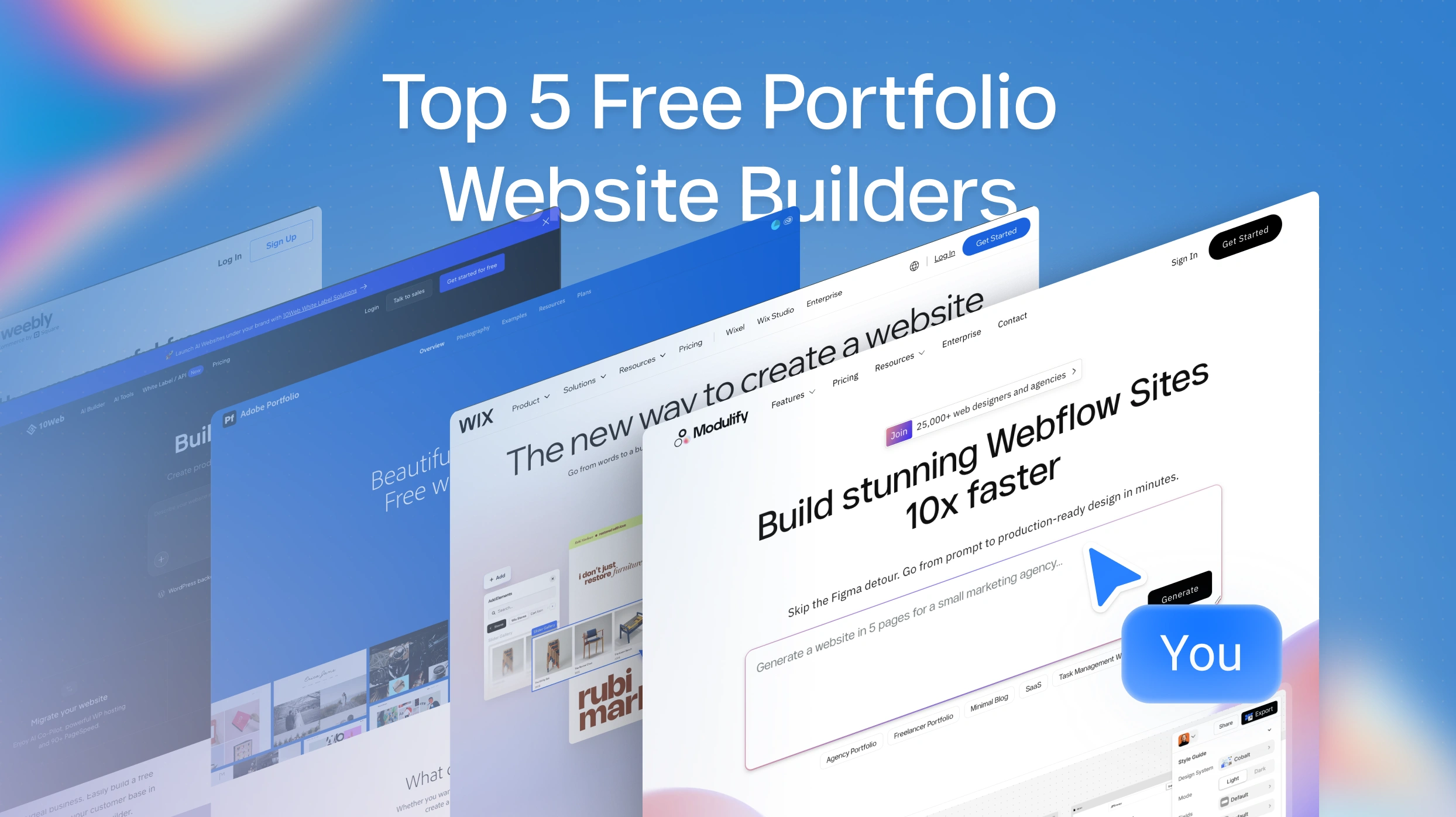 Top 5 Free Portfolio Website Builders Designers Need to Know