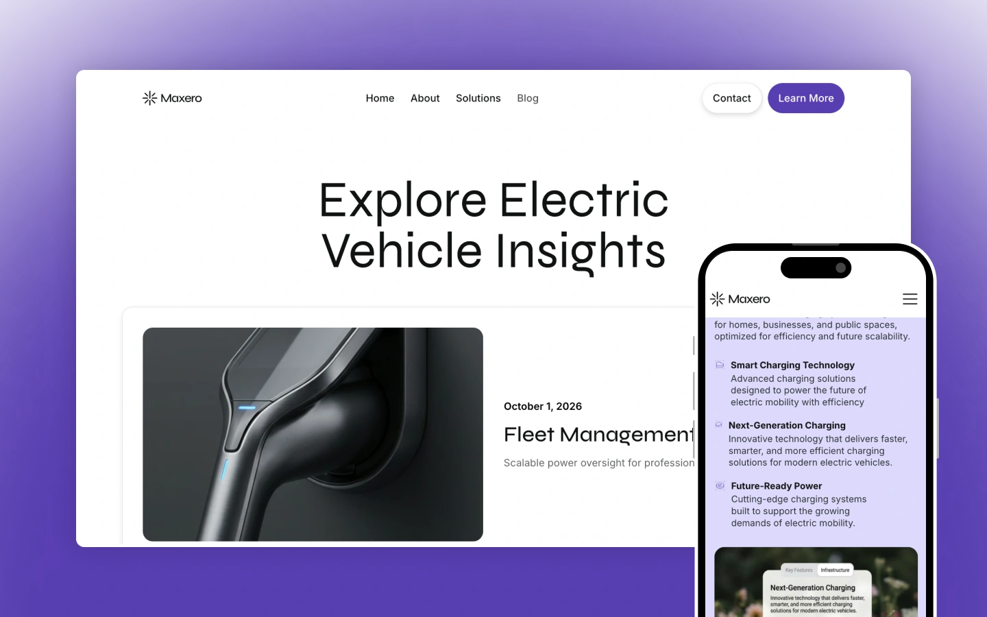 Maxero - Creative Design Website Templates. Made by Wedoflow.com