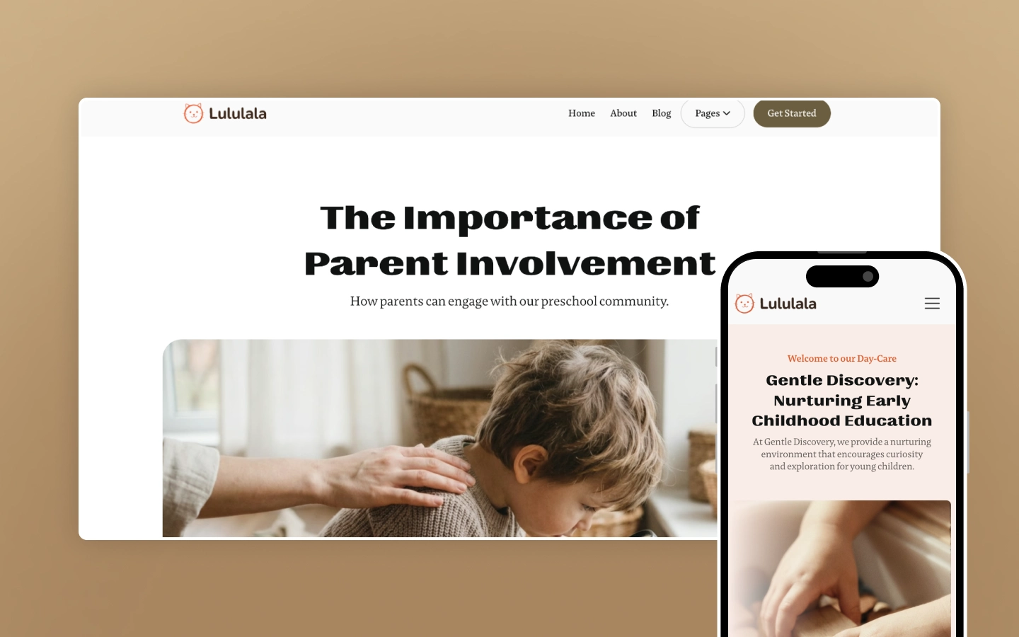 Lululala - Creative Education Website Templates. Made by Wedoflow.com