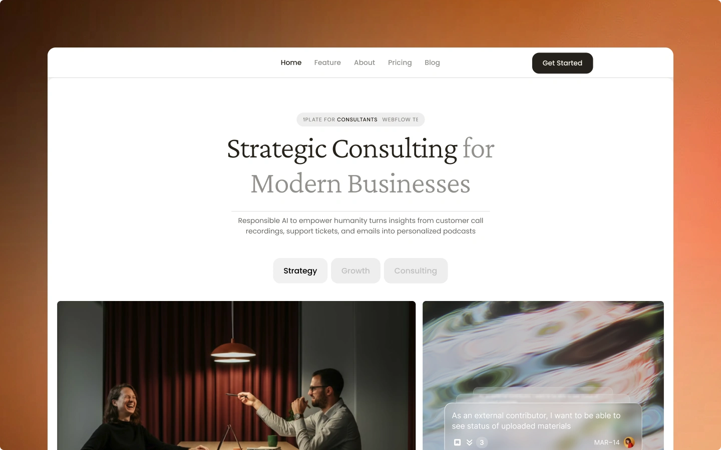 Catania - Responsive Webflow Template - Business Category