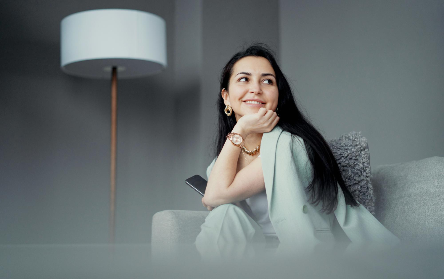 Father and son playing