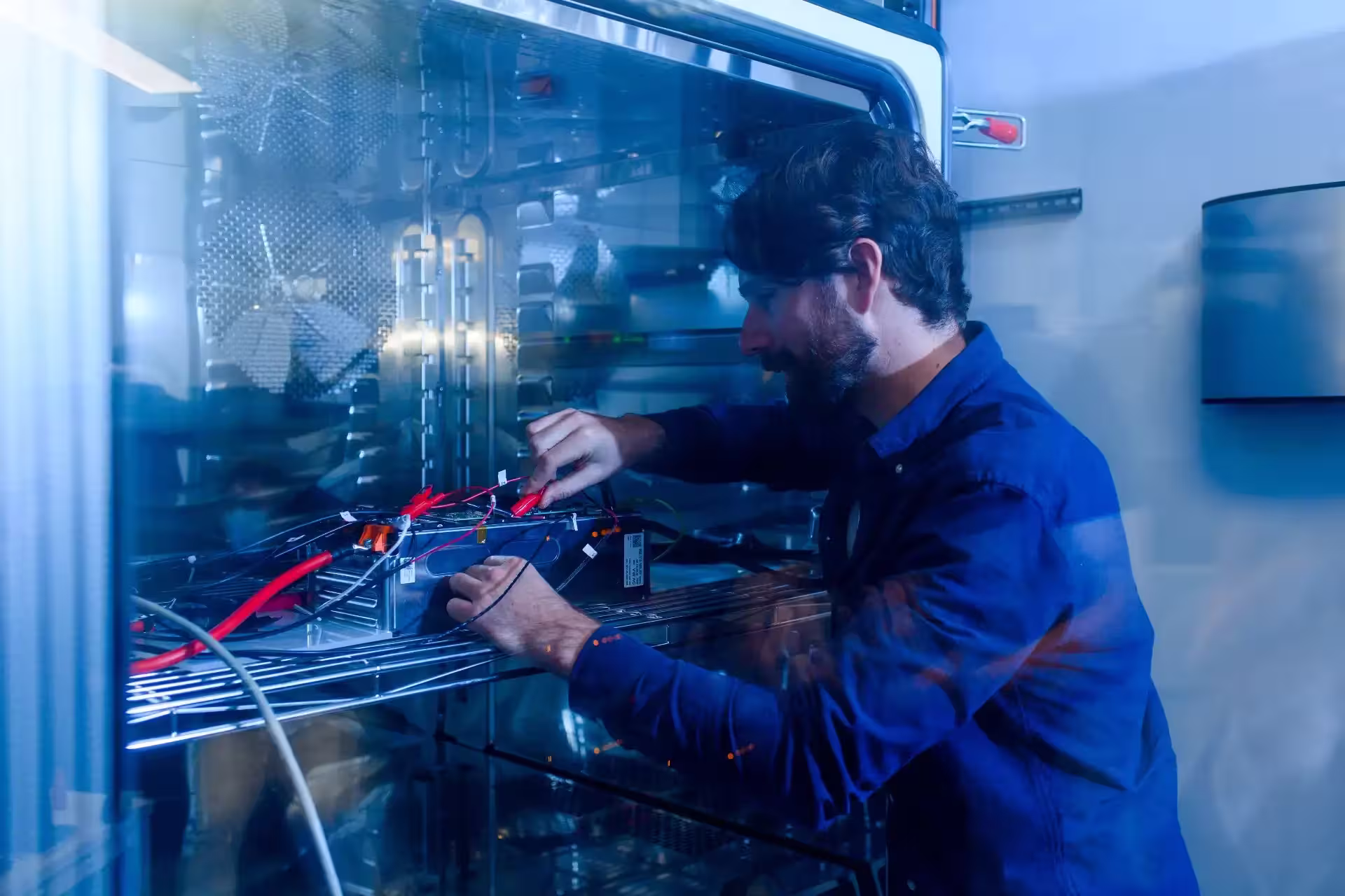 battery development testing lab