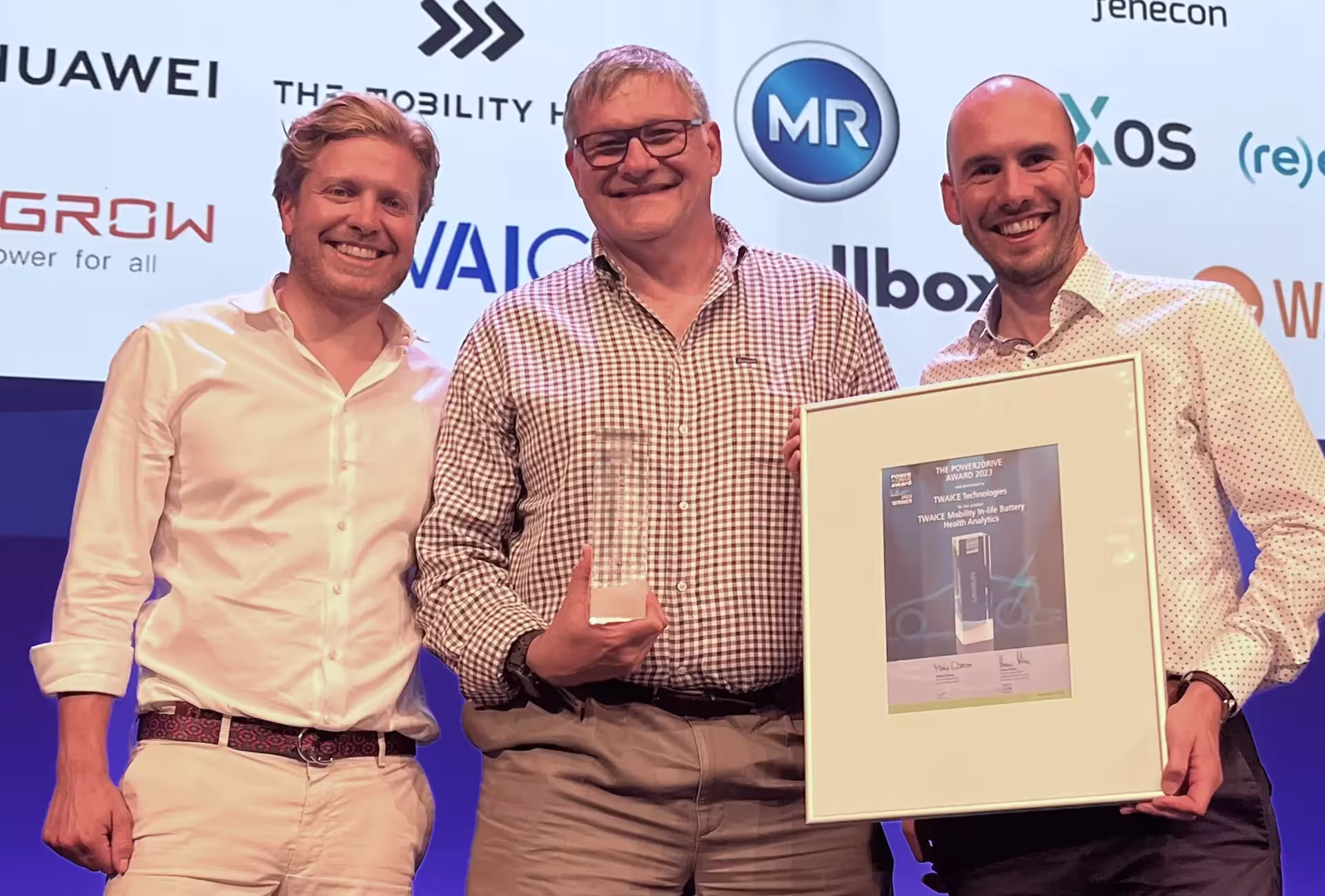 TWAICE Power2Drive AWARD 2023 winner with the Mobility In-Life Battery Health Analytics Solution