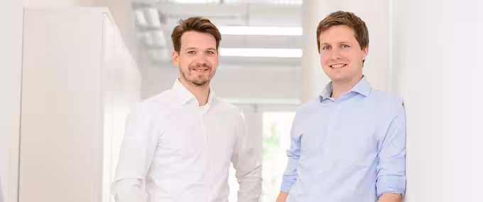 The founders: Stephan Rohr and Michael Baumann