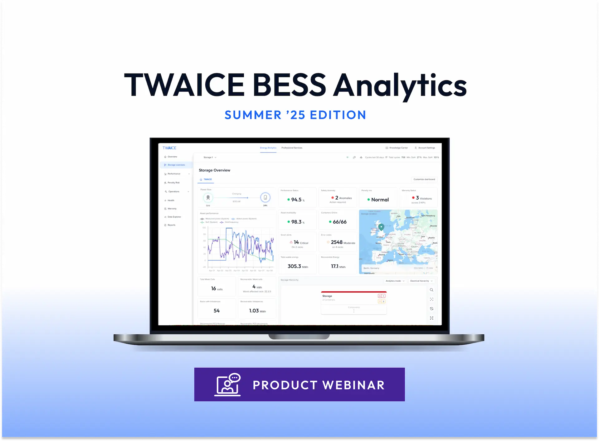 Product Webinar: What's New with TWAICE BESS Analytics (Summer '26 edition)