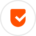 An icon with a check mark on it.