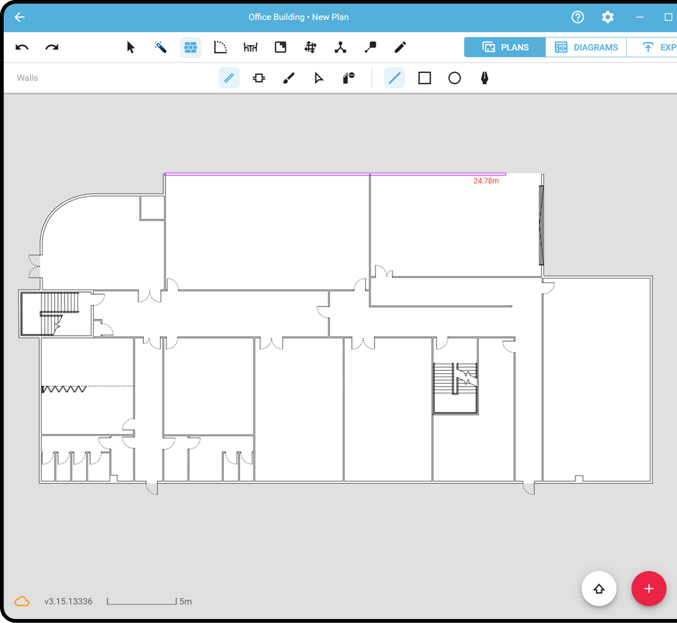 A screenshot of the PlanStudio interface.