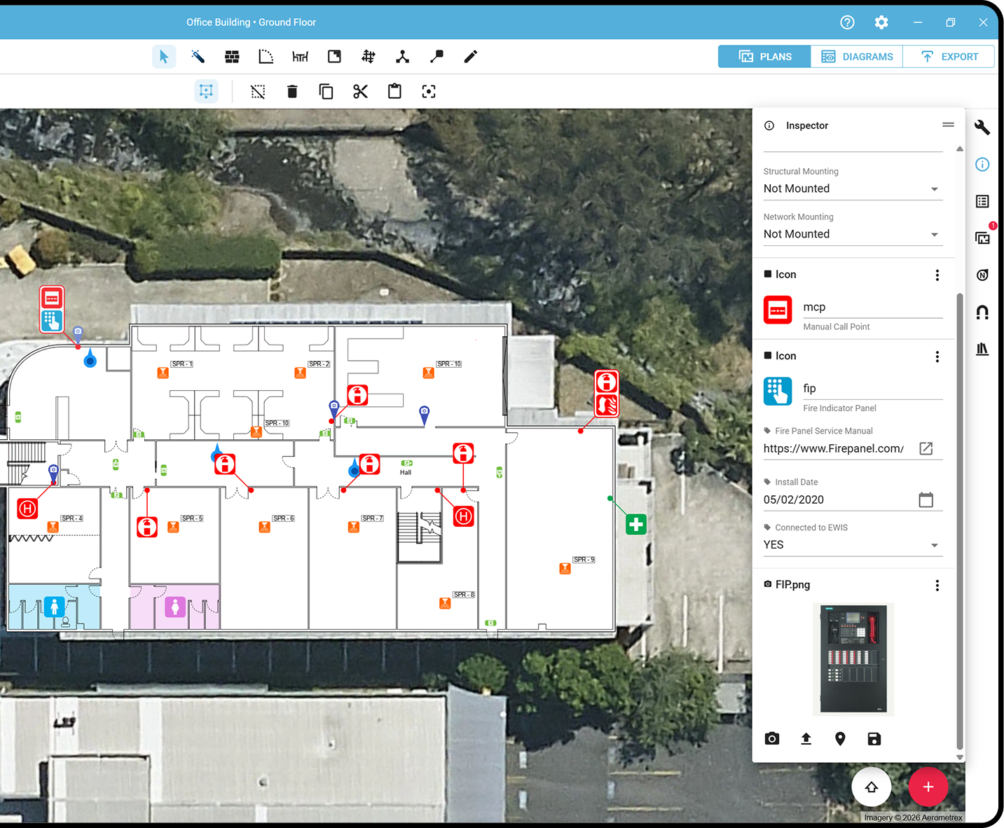 A screenshot of the PlanStudio interface.