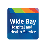 Wide bay hospital and health service logo.